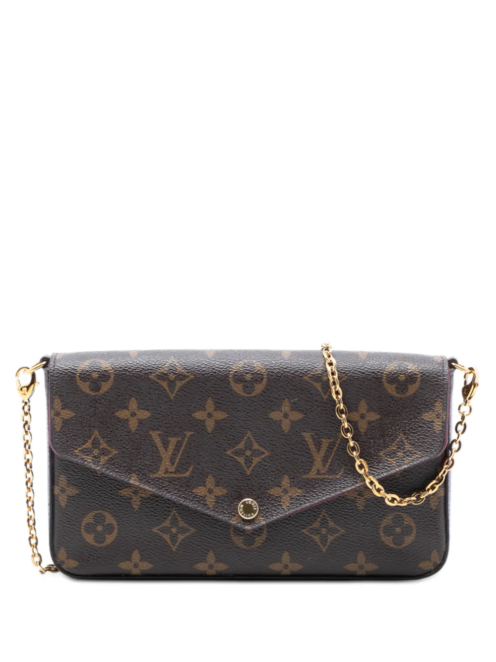 Louis Vuitton Pre-Owned 2018 Monogram Pochette Felicie crossbody bag - Marrone