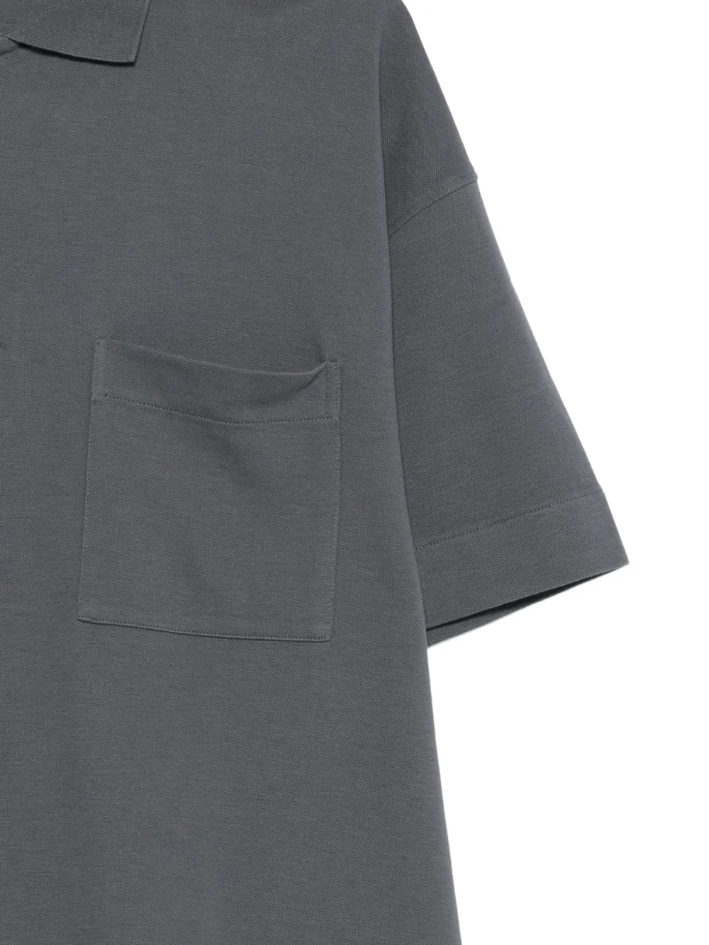  Darkpark Pocket Short-sleeve Polo Shirt - Grey 