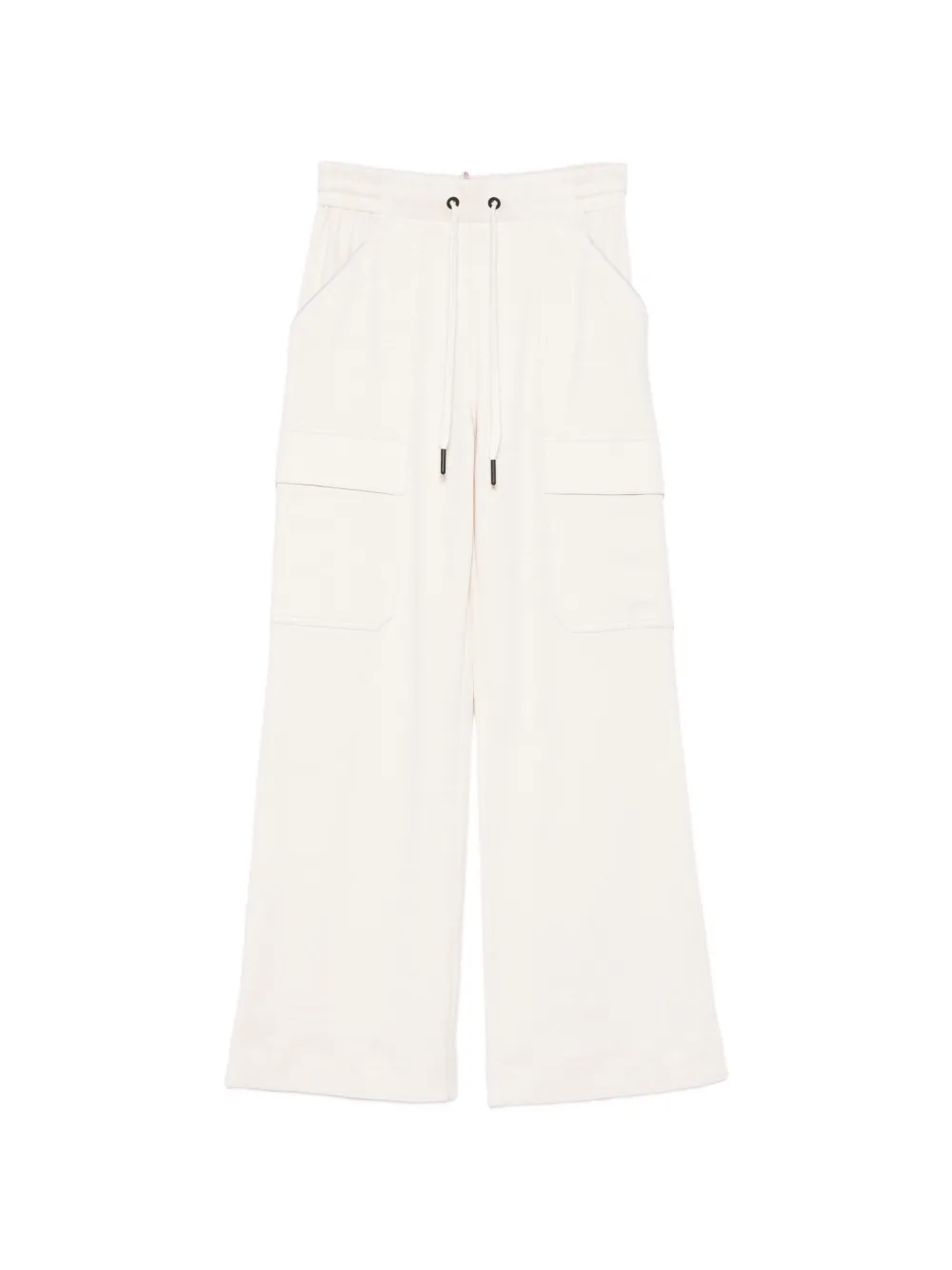Moncler Grenoble Broek met cargo zak en trekkoord Beige