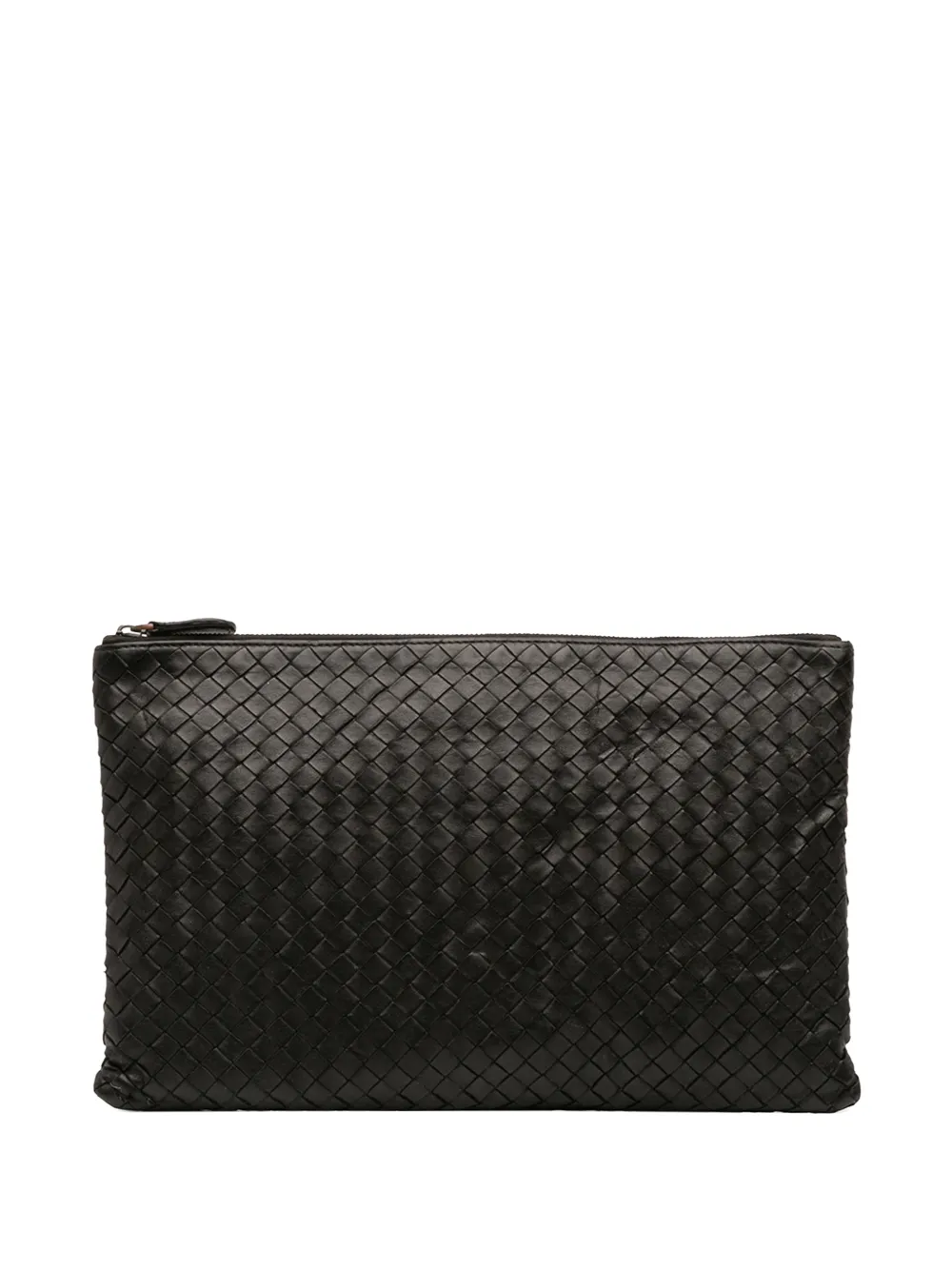 Bottega Veneta Pre-Owned 2012-2025 Nappa Intrecciato clutch bag - Marrone