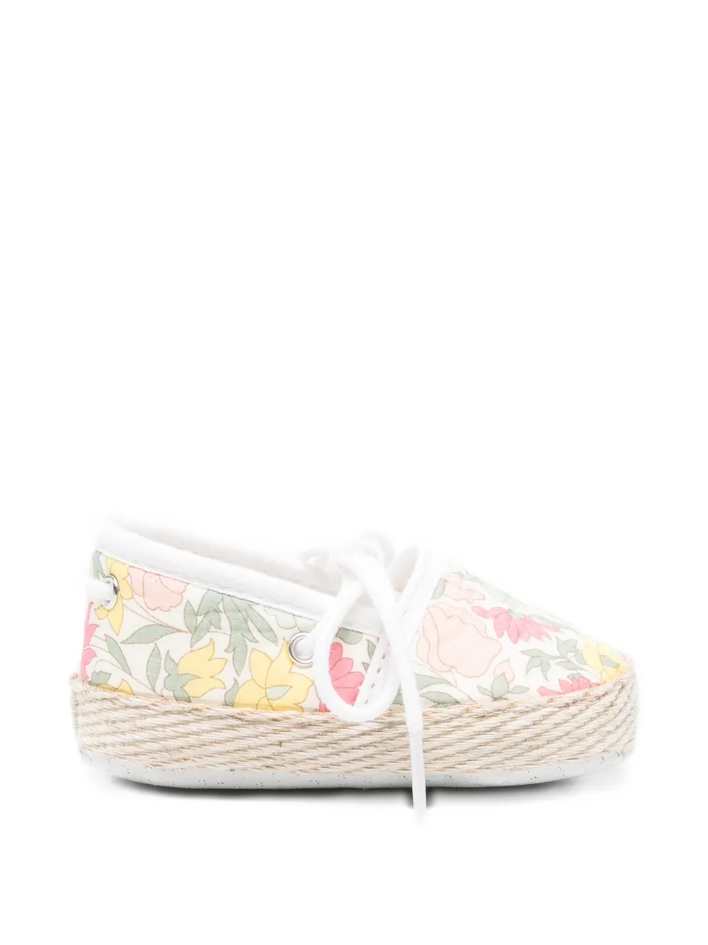 Tartine Et Chocolat floral-print ballet flats - Toni neutri