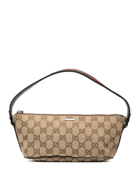 Gucci Pre-Owned 2000-2015 GG Canvas Web Boat shoulder bag