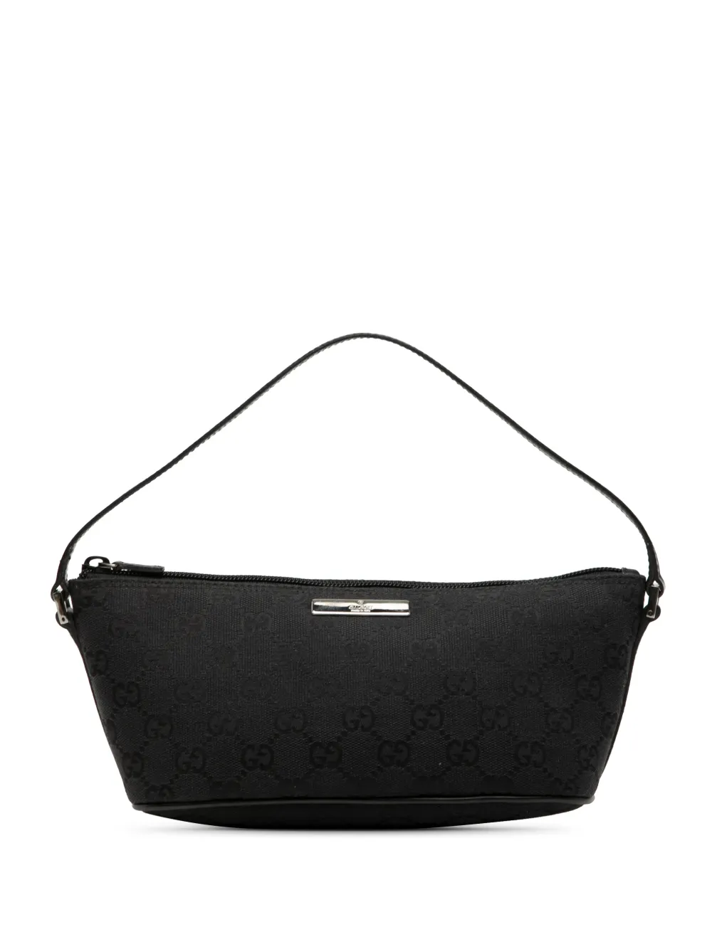 Gucci Pre-Owned 2000-2015 GG Canvas Boat shoulder bag - Nero