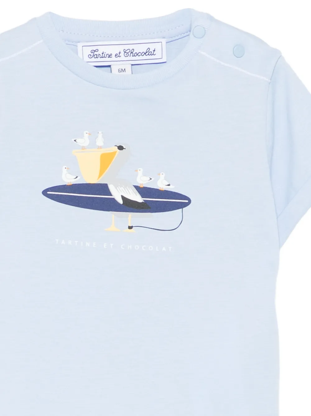 Tartine Et Chocolat Top met print Blauw