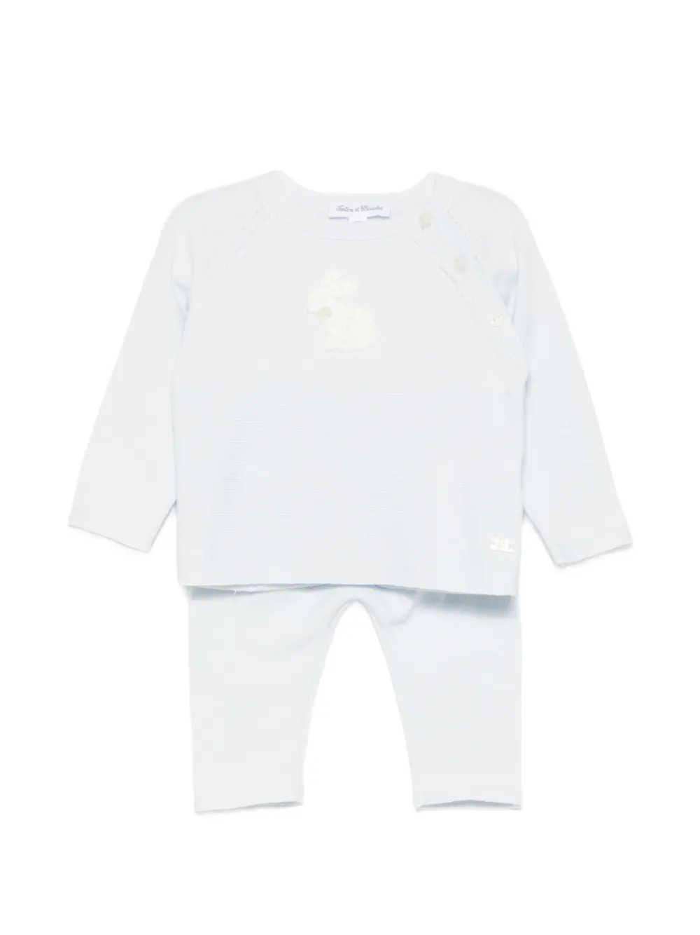 Tartine Et Chocolat rabbit-detail babywear - Blu