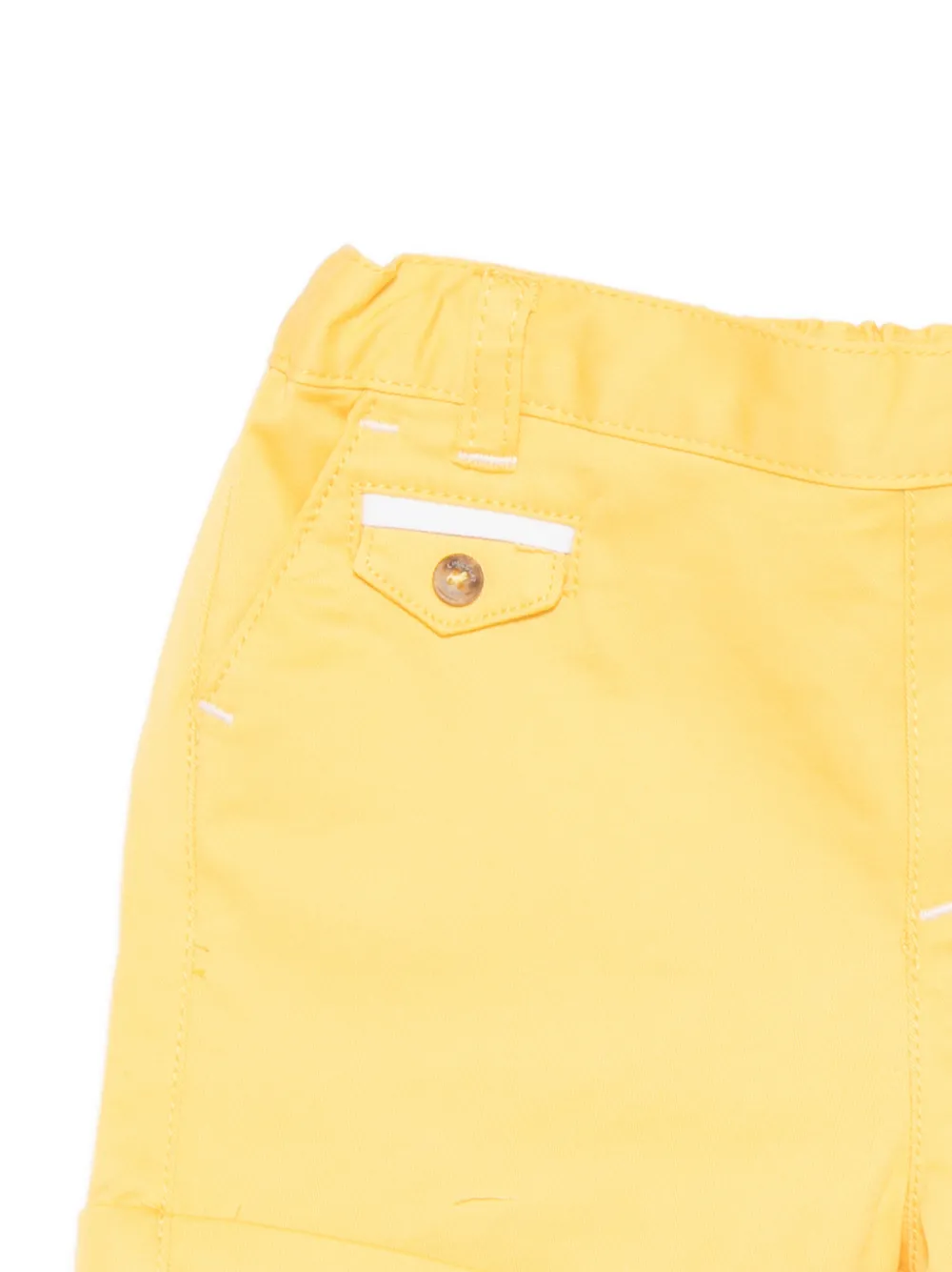  Tartine Et Chocolat Button-detail Shorts - Yellow 