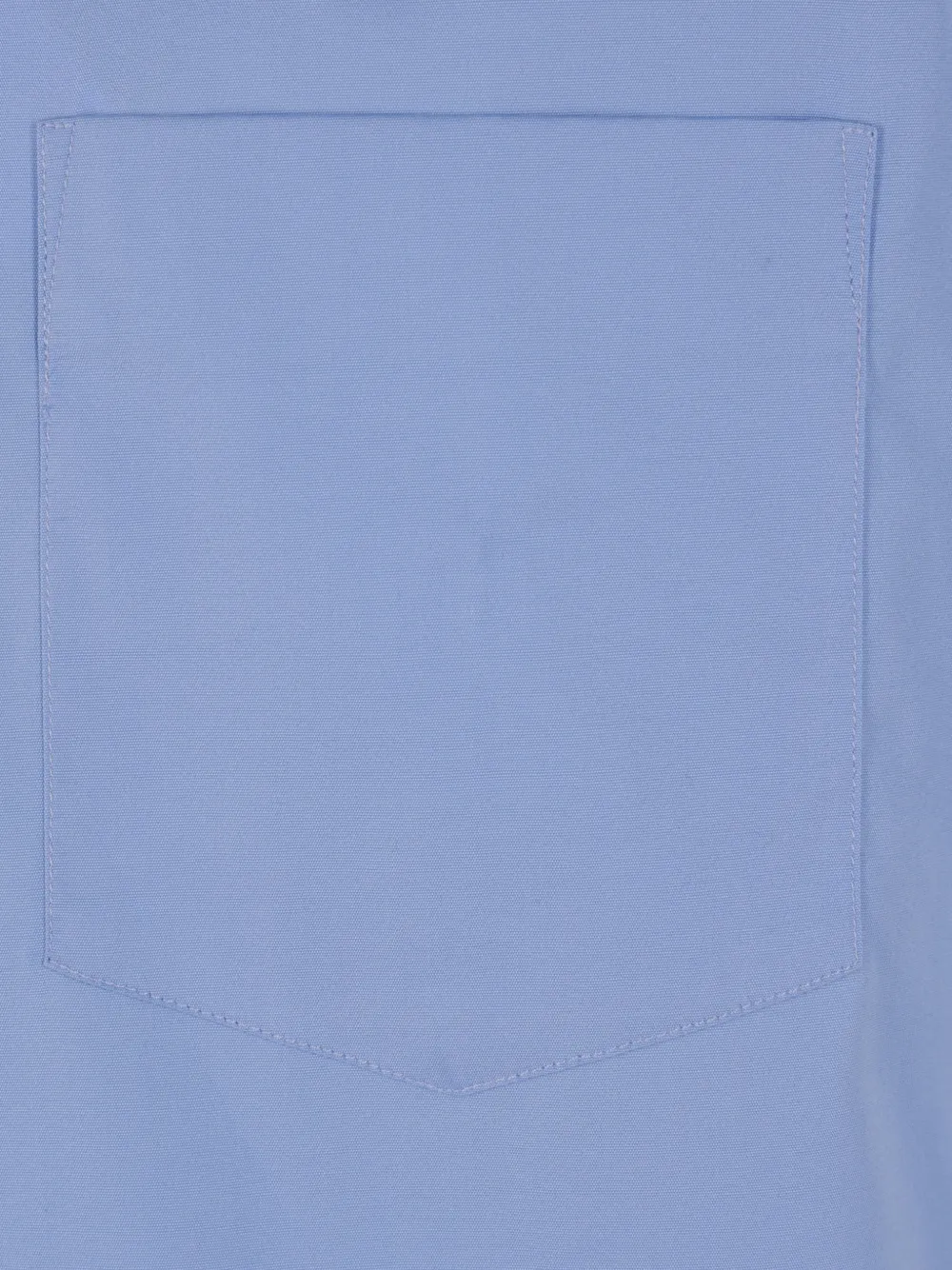 Comme des Garçons Homme Overhemd met borstzak en korte mouwen Blauw