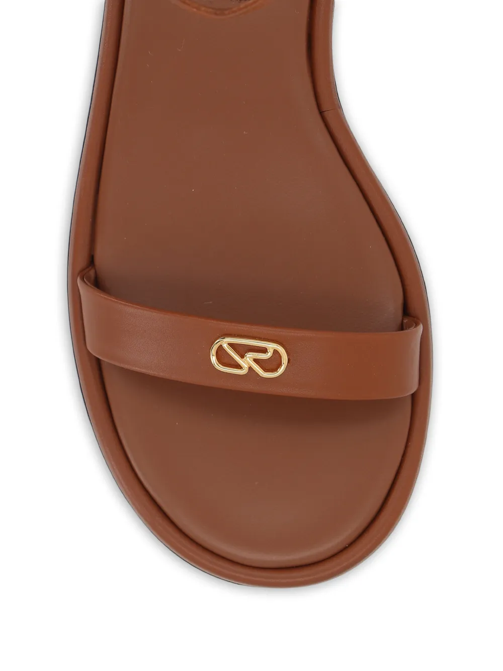 Sergio Rossi logo-detail round-toe sandals Bruin