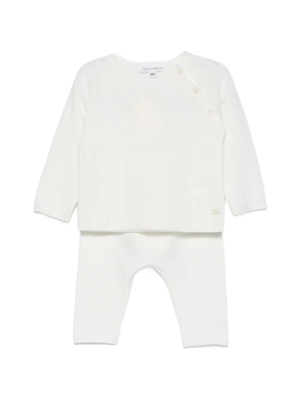Tartine Et Chocolat rabbit-detail babywear - Bianco