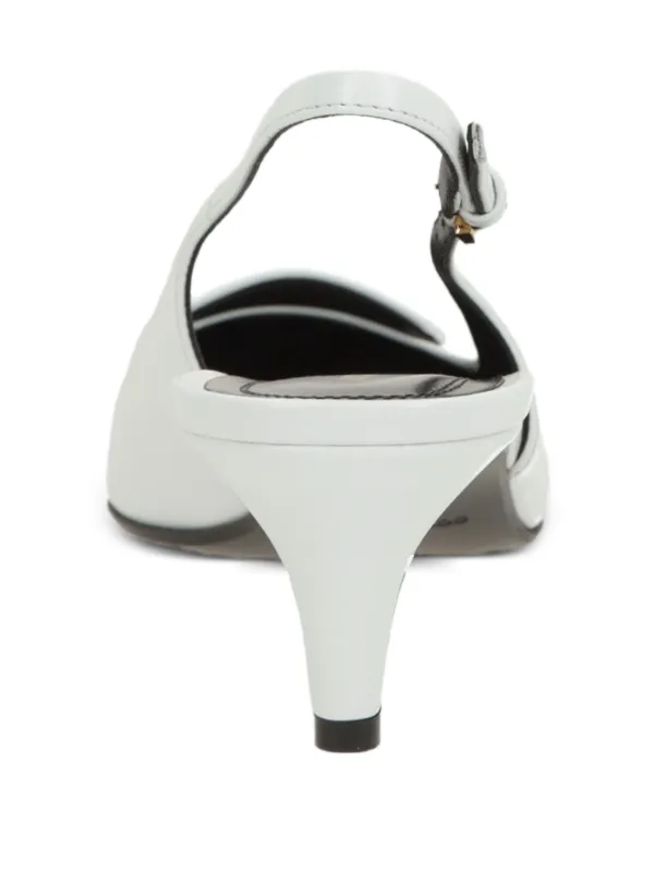 Sergio Rossi Sr Evolv Slingback Pumps | White | FARFETCH