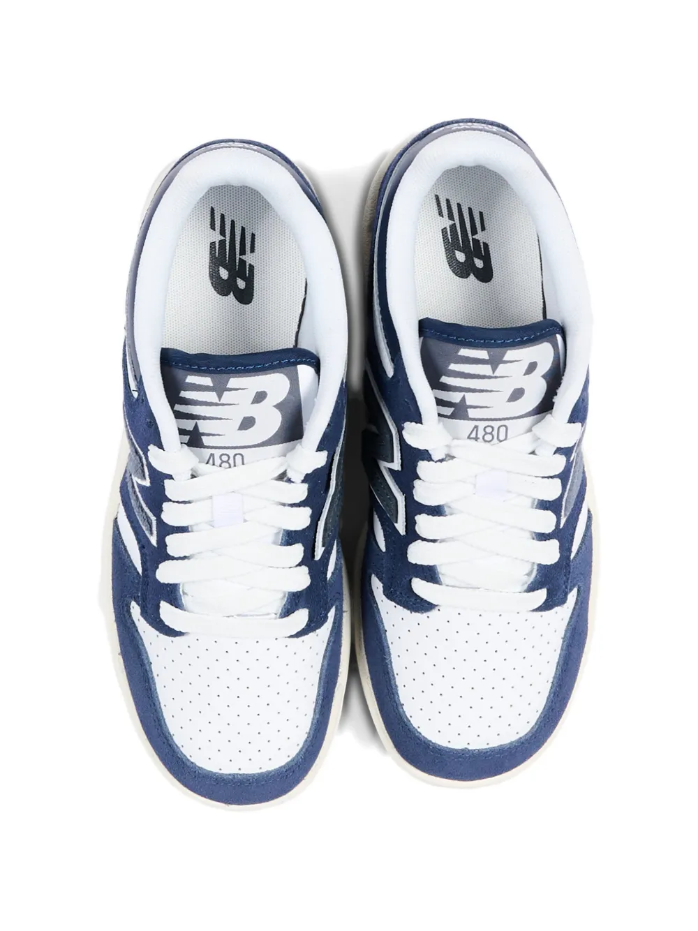 New Balance Kids 480 leren sneakers Wit