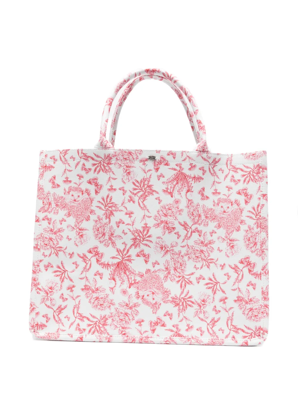 Tartine Et Chocolat floral-print tote bag - Bianco