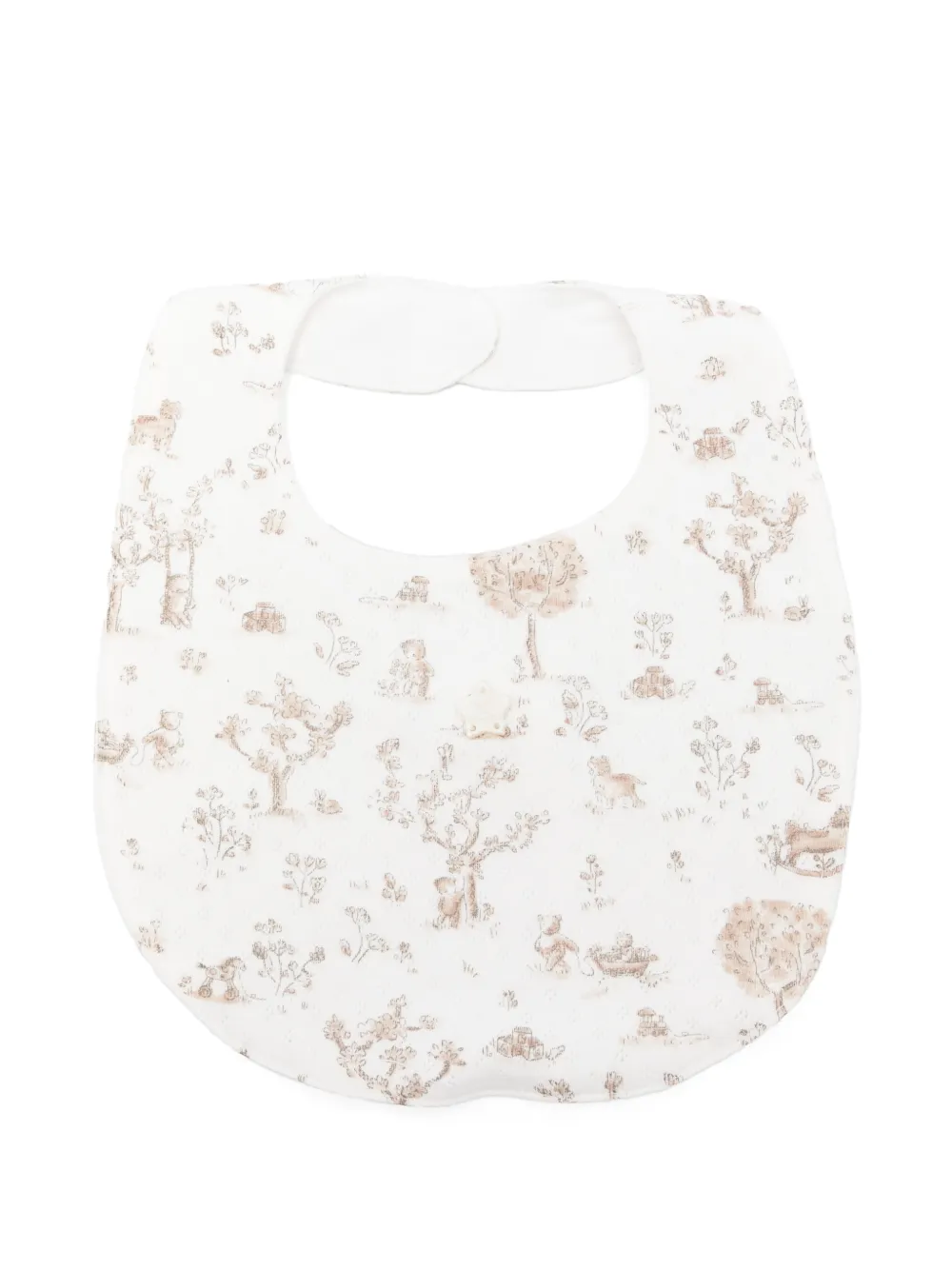 Tartine Et Chocolat printed bib - Weiß