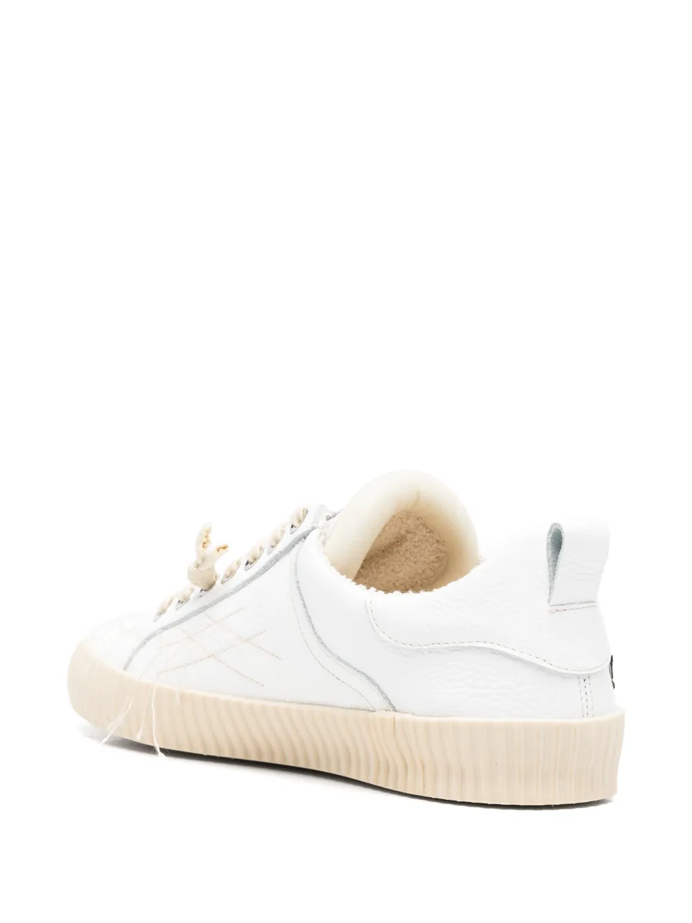  Springa Wavy Logo-appliqué Sneakers - White 