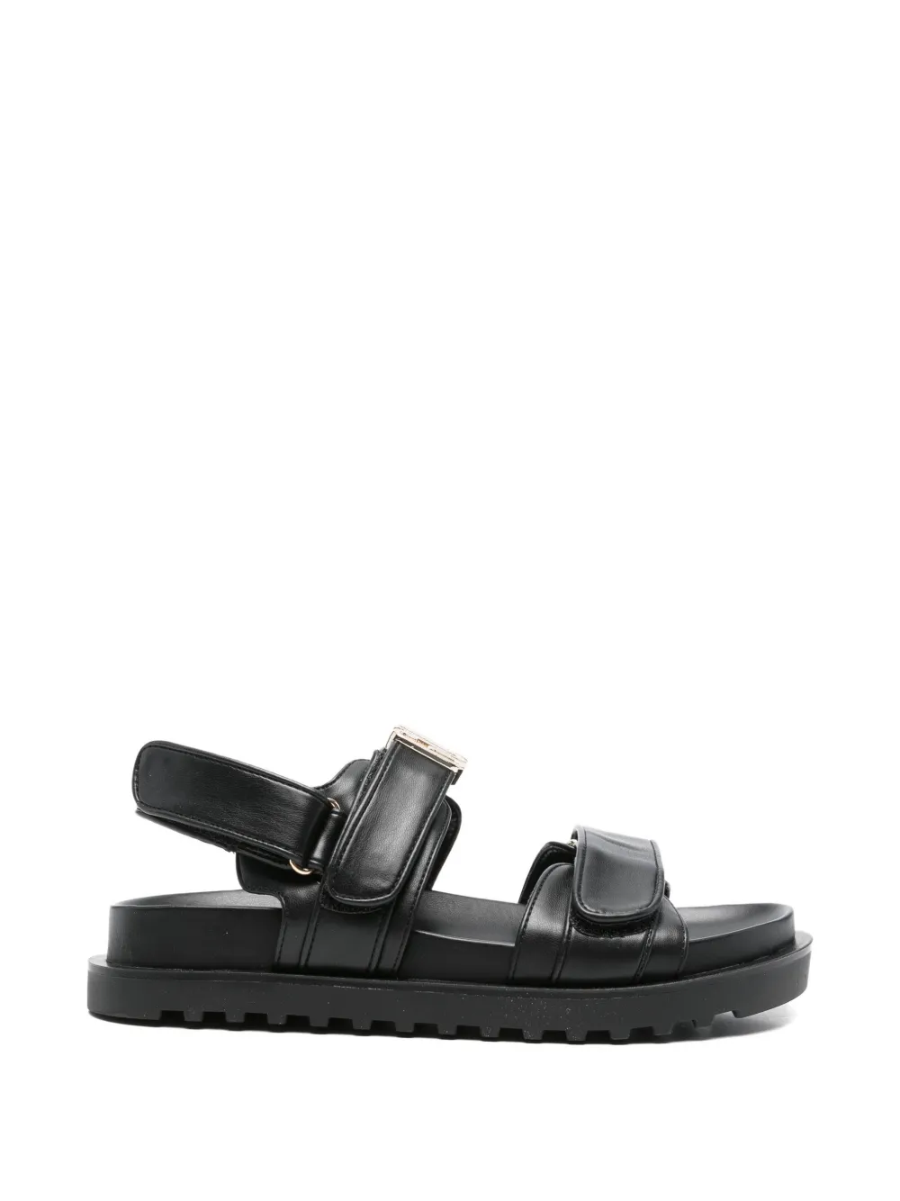 GUESS USA Sandalen met logoplakkaat Zwart
