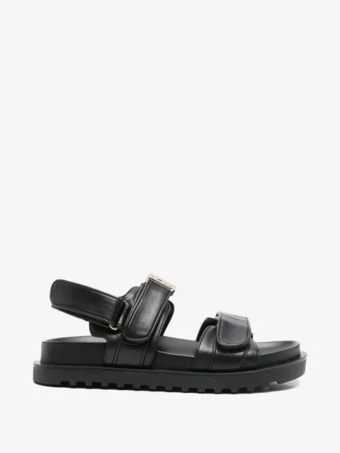 GUESS USA sandalias con placa del logo