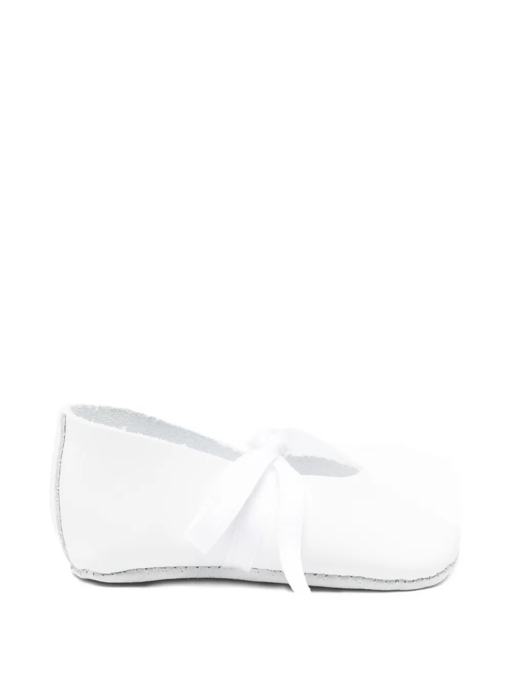 Tartine Et Chocolat ribbon-detail ballet flats - Bianco