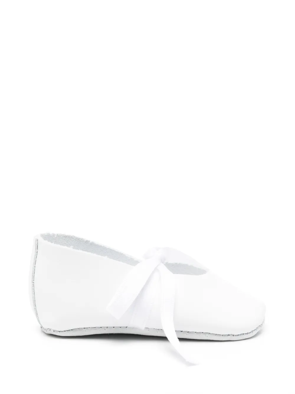Tartine Et Chocolat ribbon-detail ballet flats - Bianco