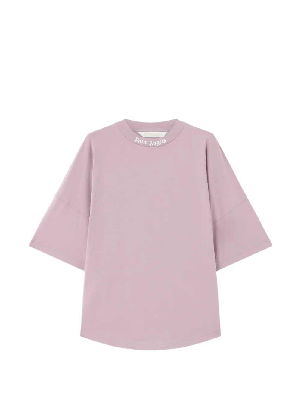Palm Angels T-shirt met logoprint Paars