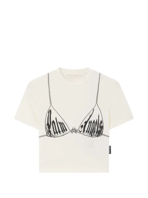 Palm Angels 그래픽 프린트 크롭 티셔츠