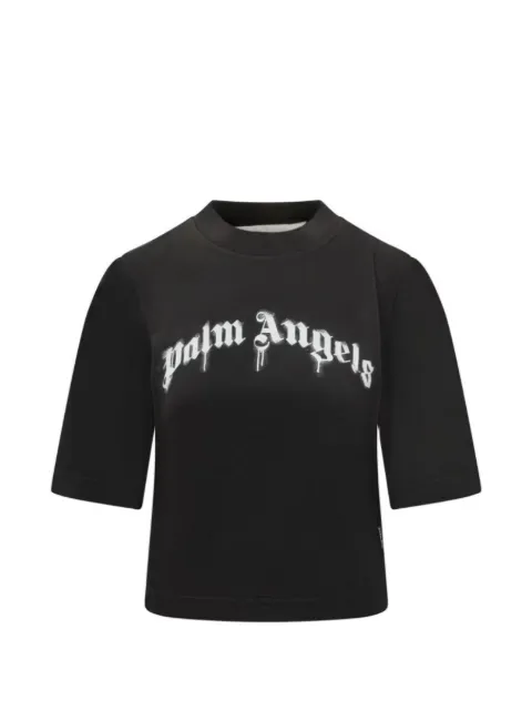 Palm Angels curved logo boxy T-shirt
