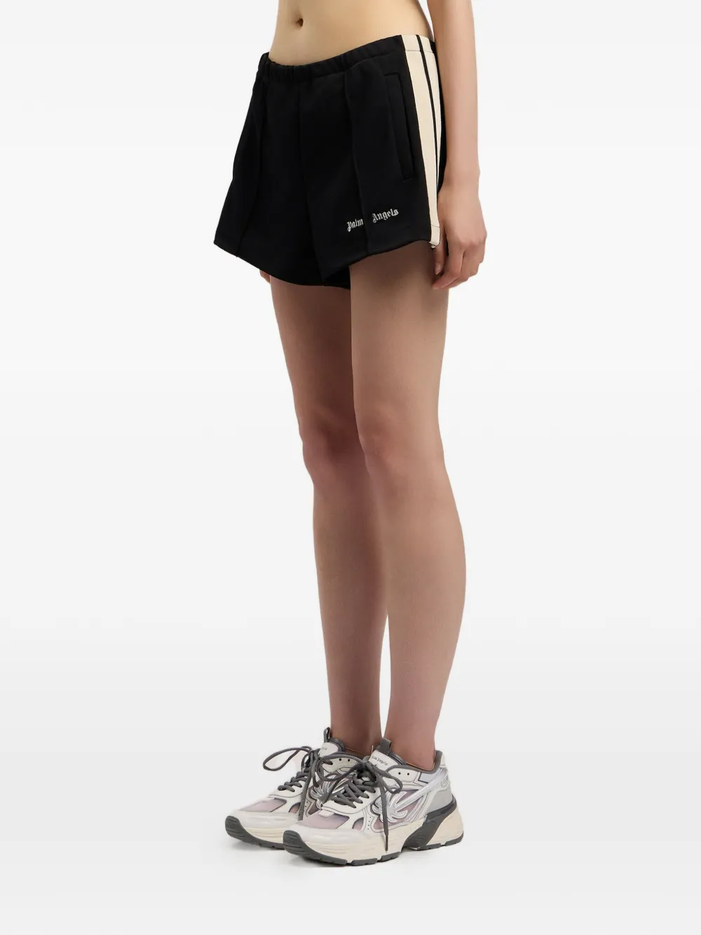 Palm Angels Classic trainingsshorts met logo Zwart