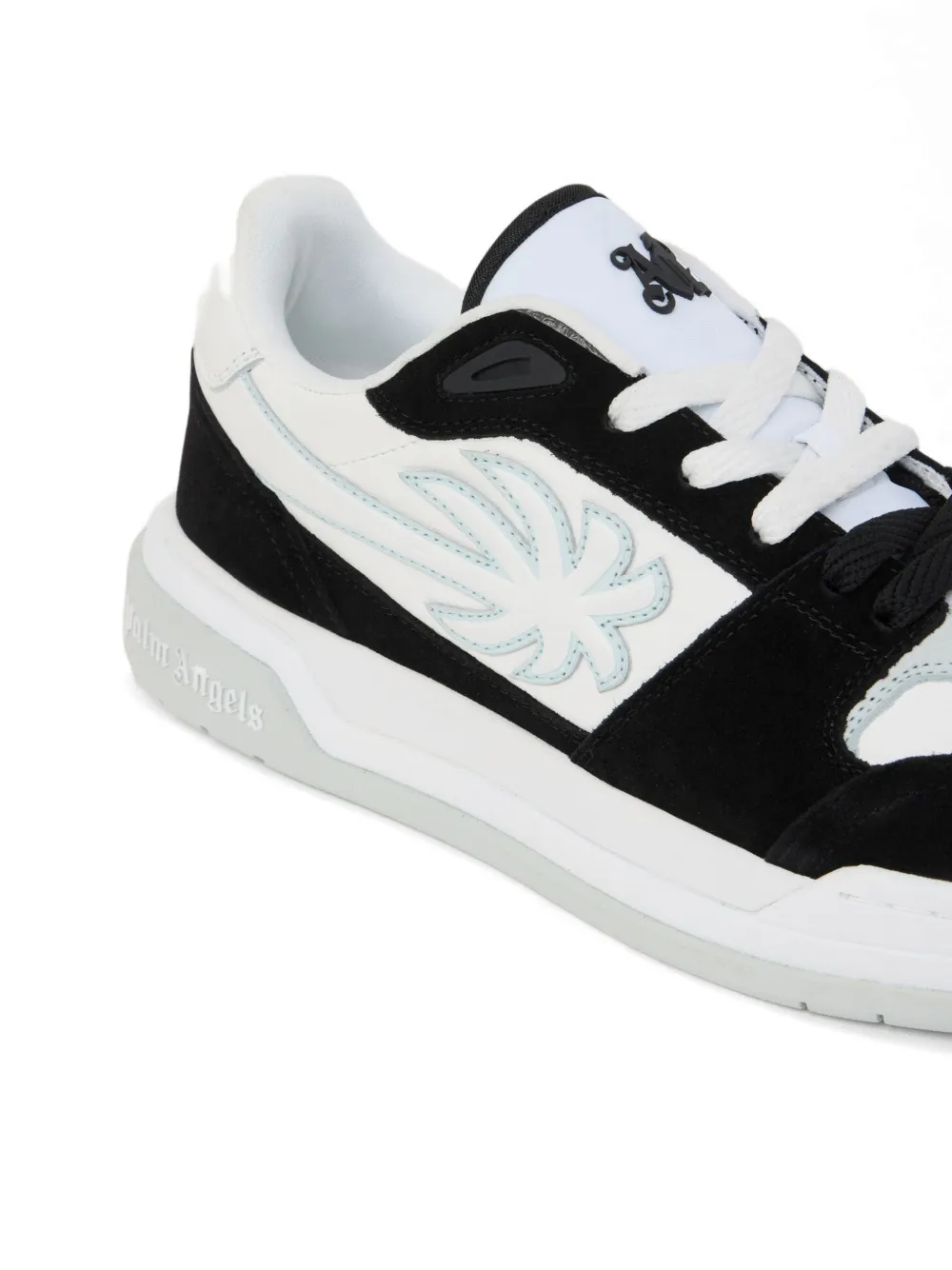 Palm Angels Palm Basketball Lea lace-up sneakers Zwart