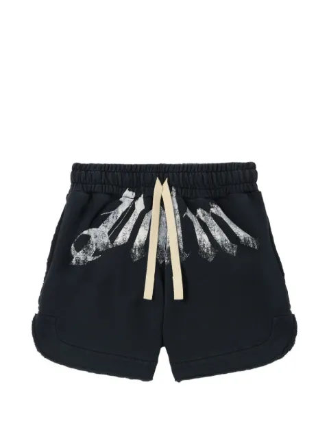 Palm Angels Big waist logo track shorts