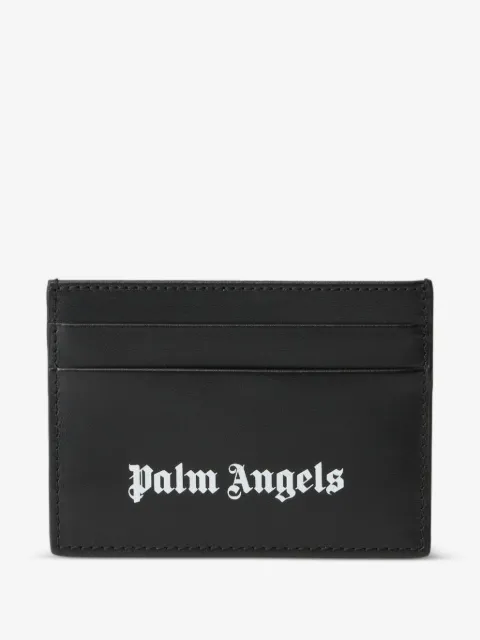 Palm Angels logo-print card holder