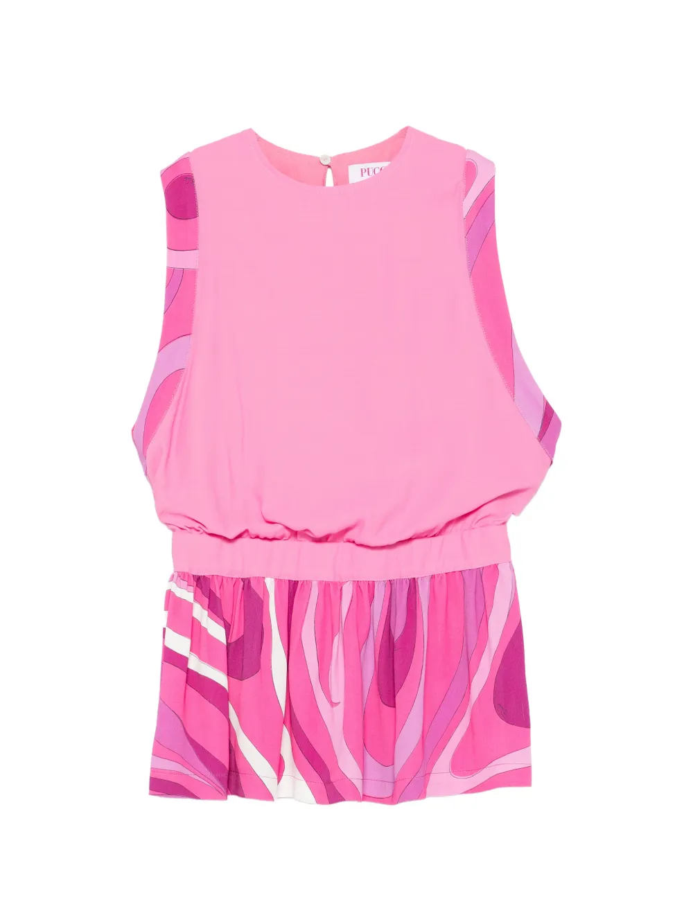 PUCCI Junior sleeveless dress - Pink