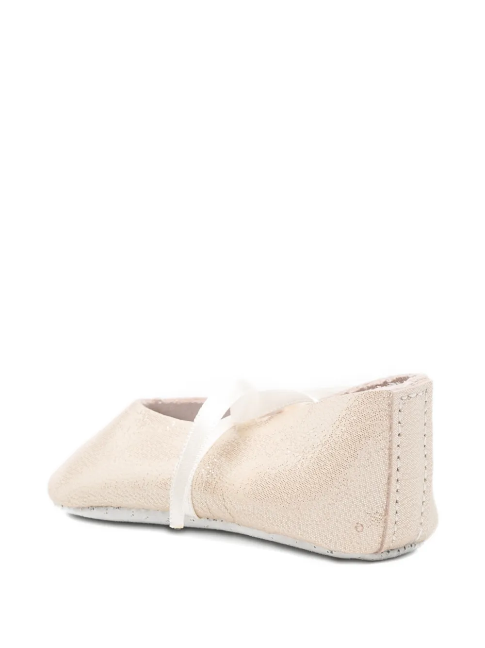 Tartine Et Chocolat ribbon-detail ballet flats Beige