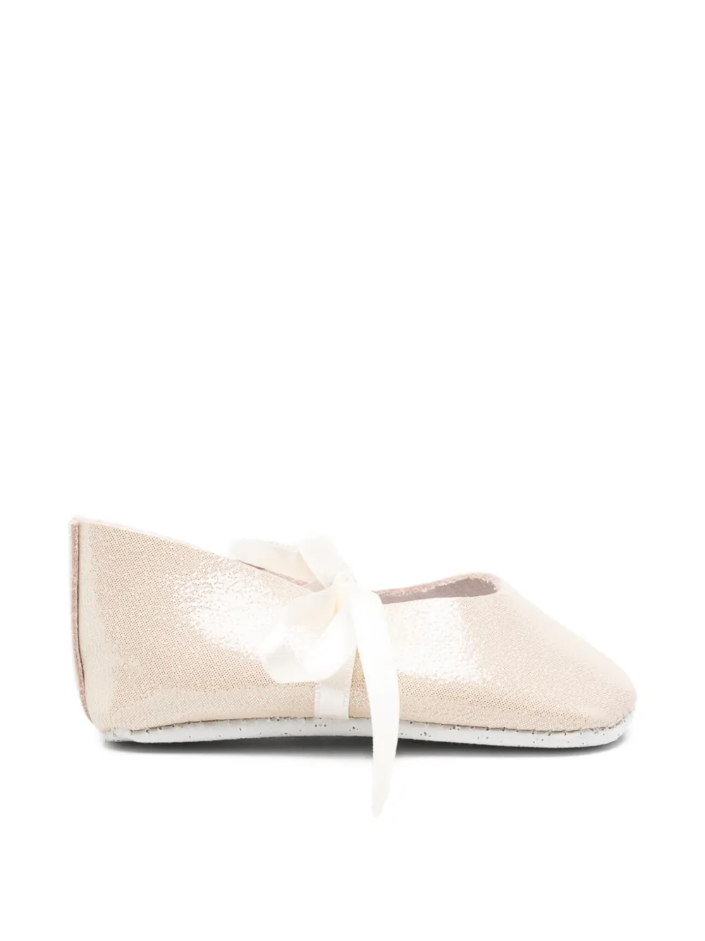 Tartine Et Chocolat ribbon-detail ballet flats - Toni neutri