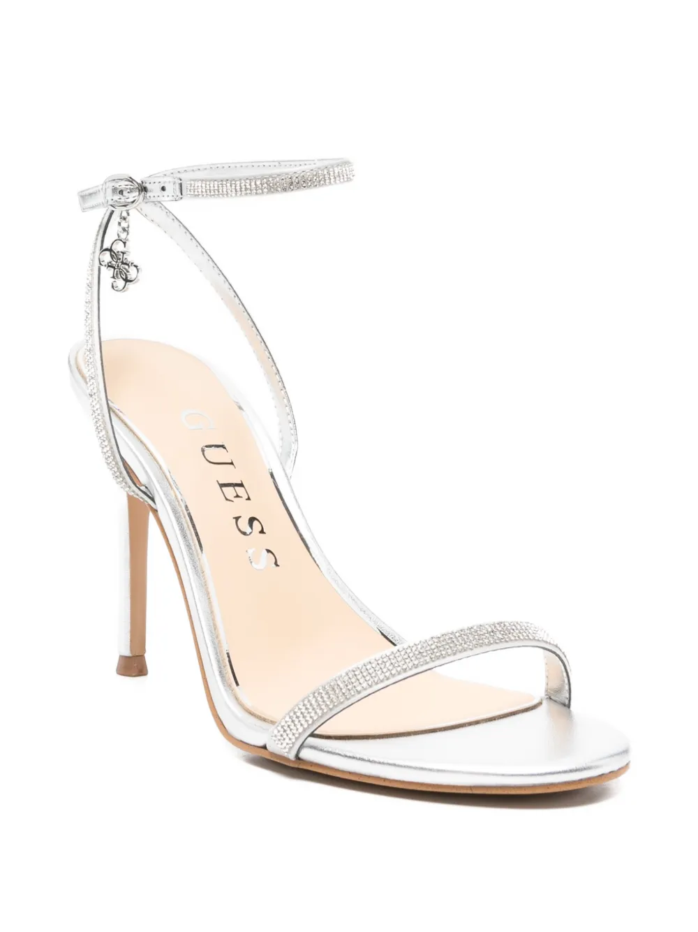 GUESS USA Sandalen met enkelbandje Zilver