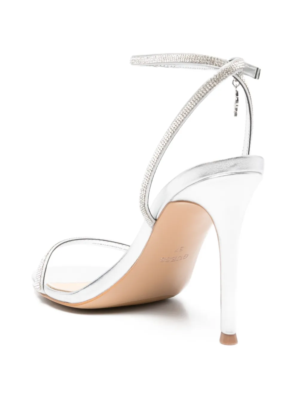 GUESS USA Sandalen met enkelbandje Zilver