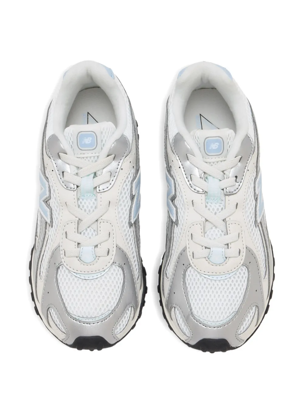 New Balance Kids 204 logo-patch sneakers Wit