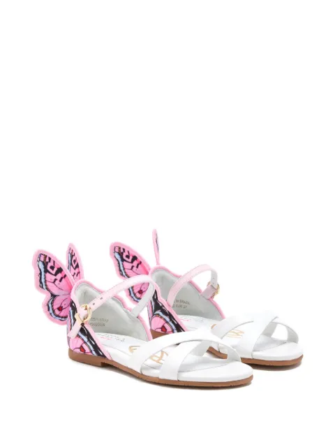 Sophia Webster Mini Chiara butterfly graphic sandals