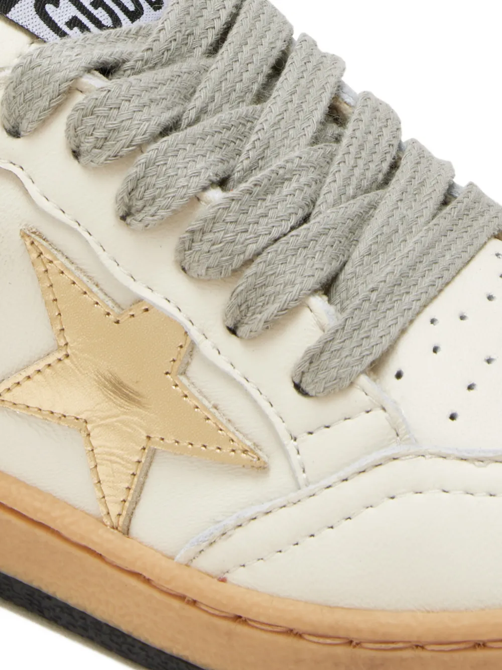 Golden Goose Kids Ball Star sneakers Beige