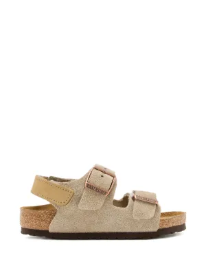 Birkenstock Kids Milano Sandals | Brown | FARFETCH display picture 3