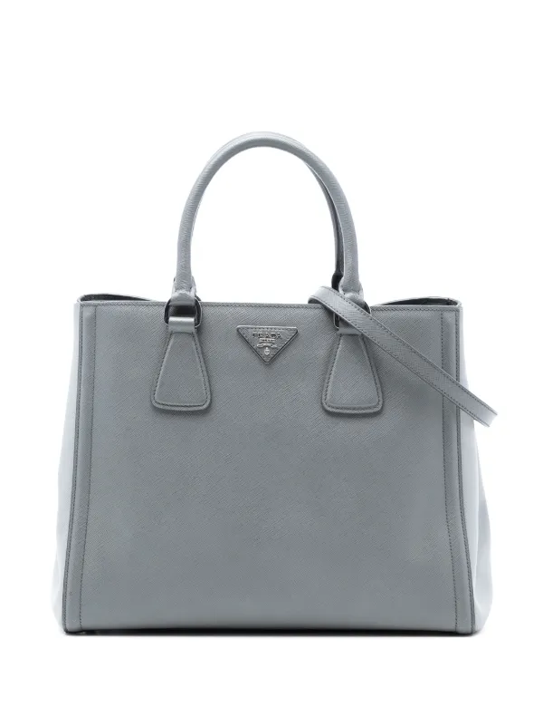 Prada Pre-Owned 2015-2026 ミディアム バイカラー サフィアーノルクス
