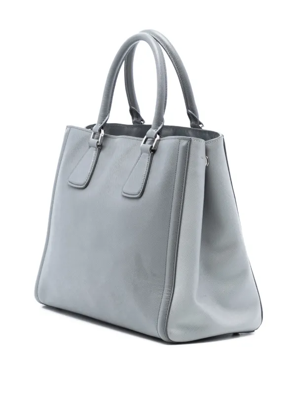 Prada Pre-Owned 2015-2026 ミディアム バイカラー サフィアーノルクス