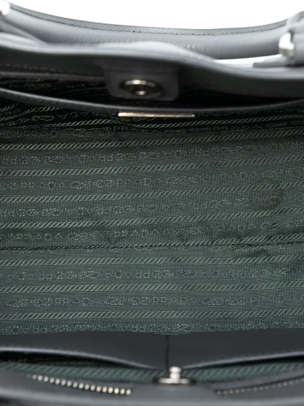 Prada Pre-Owned 2015-2026 ミディアム バイカラー サフィアーノルクス