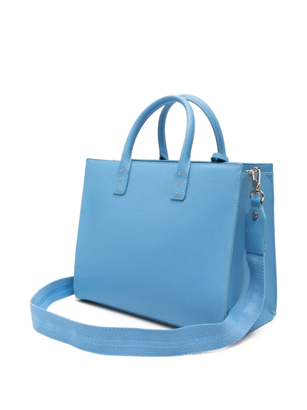 LIU JO Shopper met hangslot-reliëf Blauw