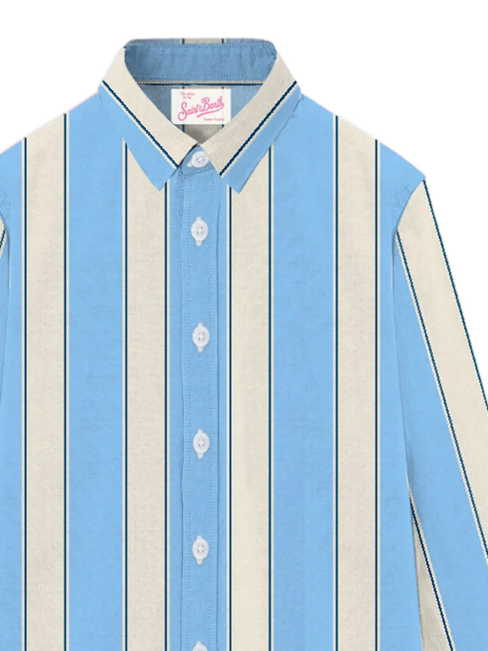  Mc2 Saint Barth Camisa Brigitte A Rayas - Azul 