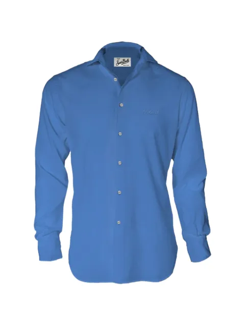 MC2 Saint Barth camisa con logo bordado y botones