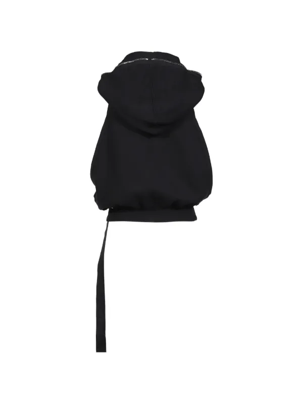 Rick Owens DRKSHDW Cyclops Gimp フーデッドベスト | ブラック