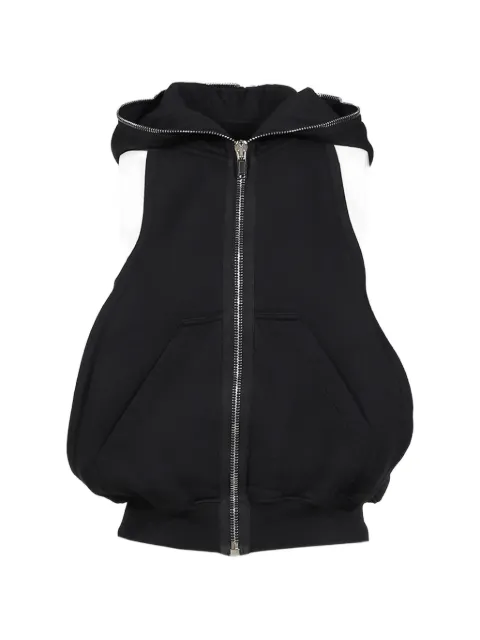Rick Owens DRKSHDW Cyclops Gimp hooded gilet
