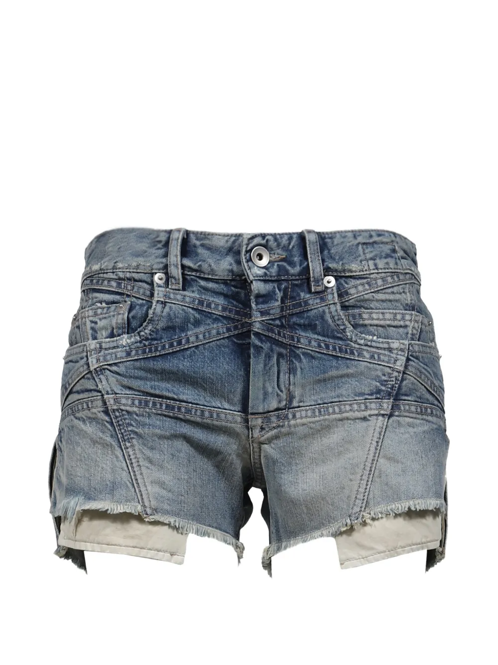 Rick Owens DRKSHDW Shorts Lana Cut Offs - Blu