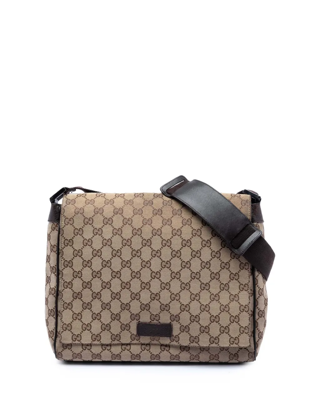 Gucci Pre-Owned 2016-2026 GG Canvas Messenger Bag crossbody bag - Marrone
