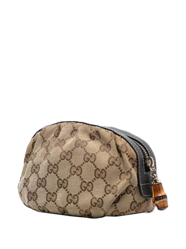 Gucci Pre-Owned 2000-2015 GGキャンバス コスメポーチ | ブラウン 