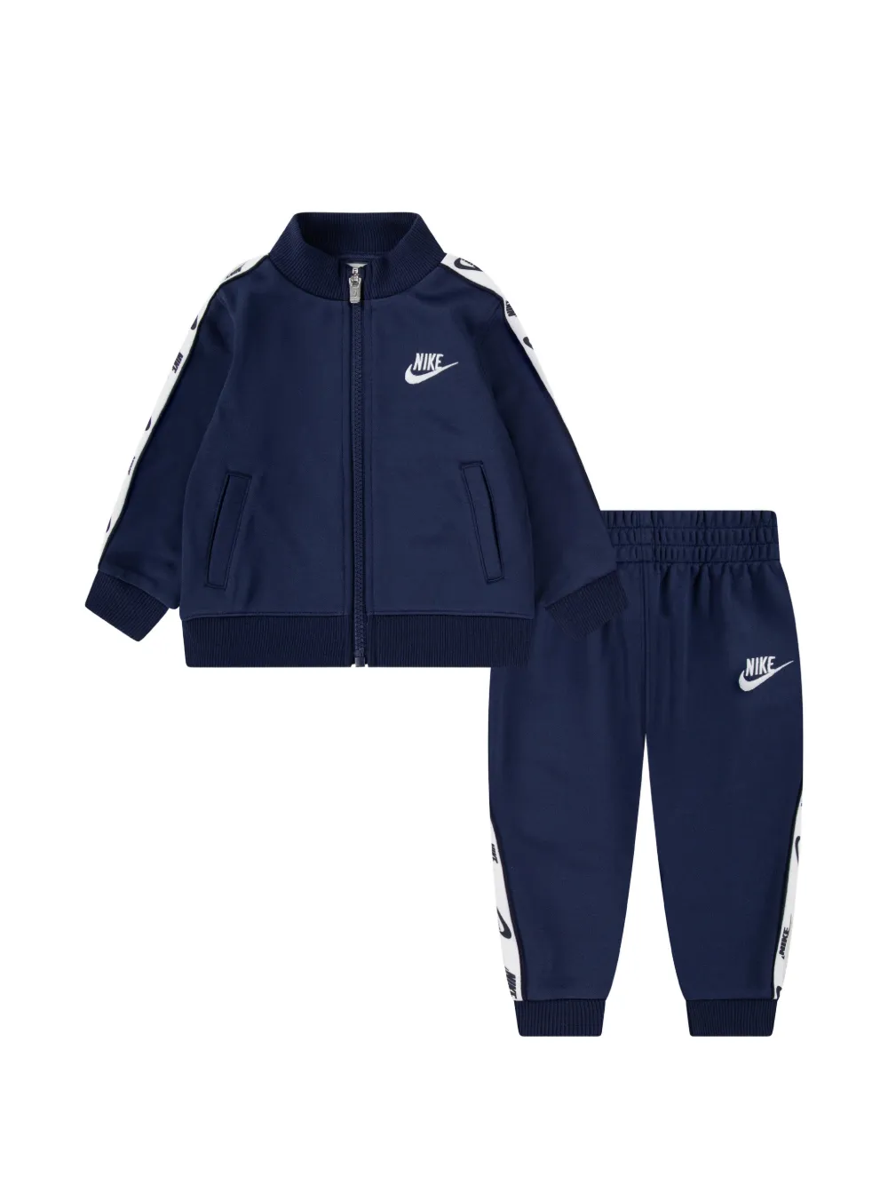Nike Kids zipped logo tracksuit - Blu